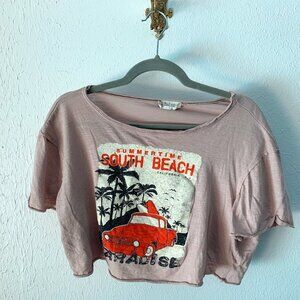 Alter'd State Graphic Crop Tee L